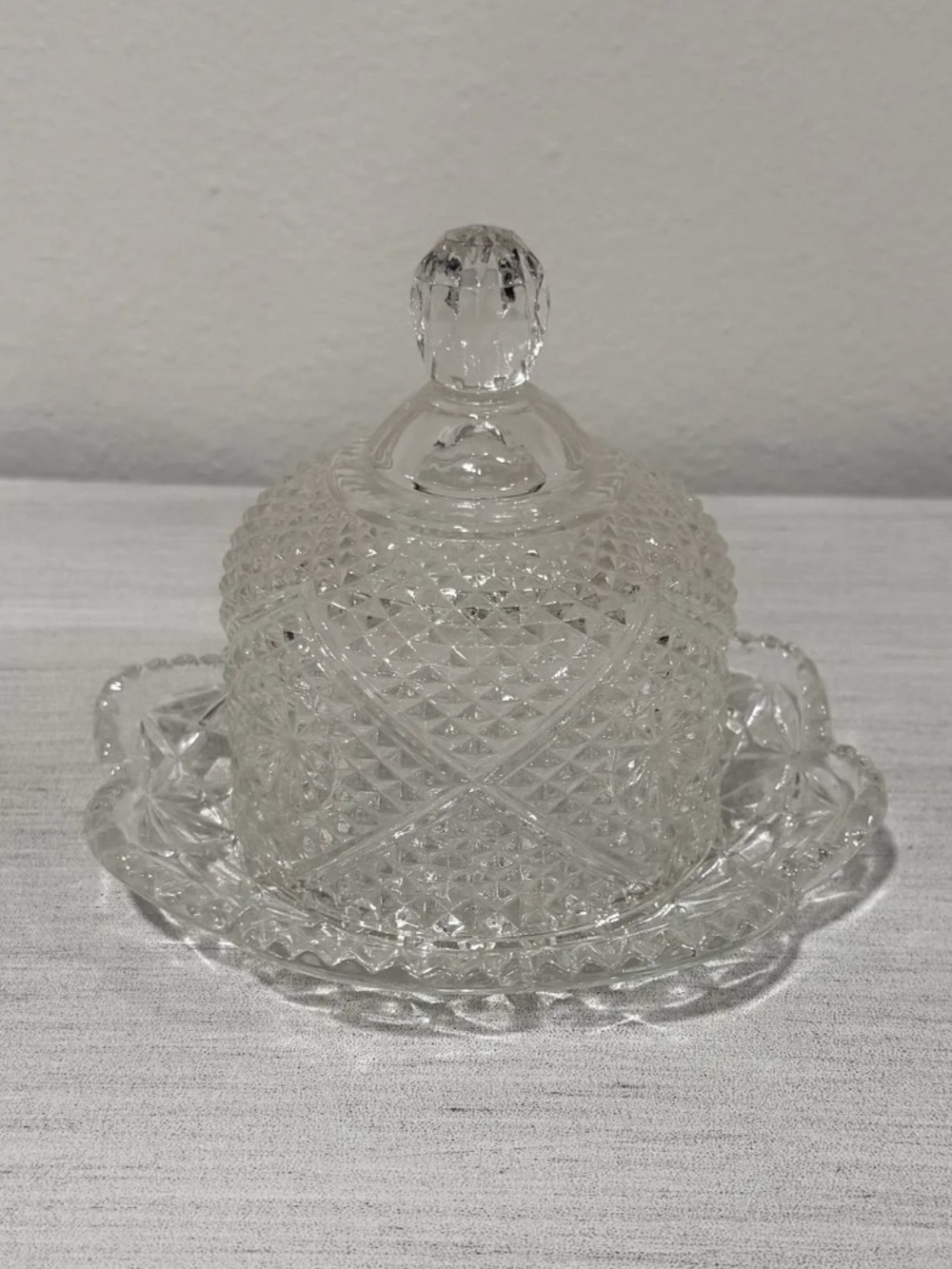 Vintage AVON 2-Piece Covered Dome Butter Dish